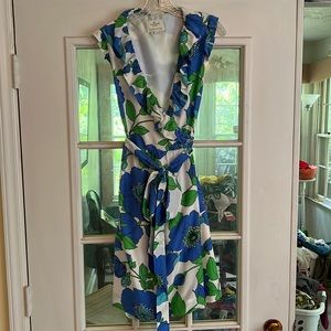 Kate Spade floral wrap dress. The ultimate dress for fit and fashion. Perfect!